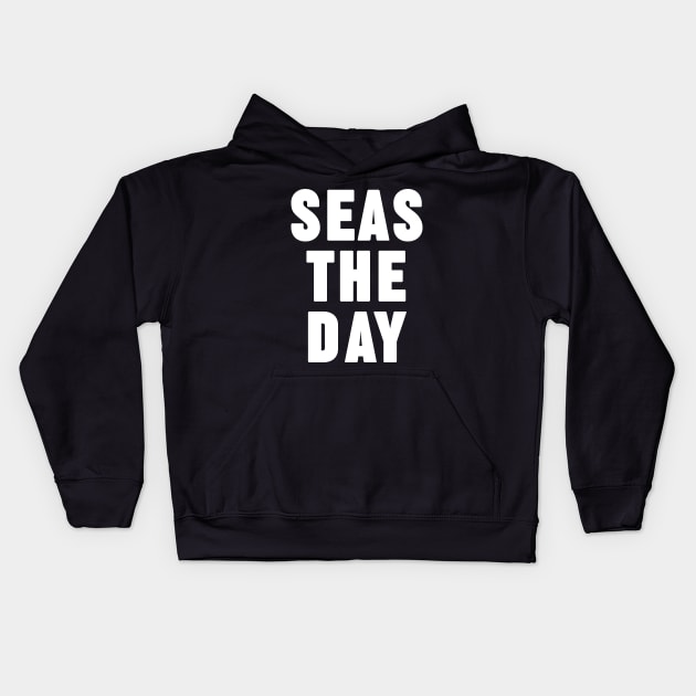 Beach Bum Seas The day Kids Hoodie by NomiCrafts